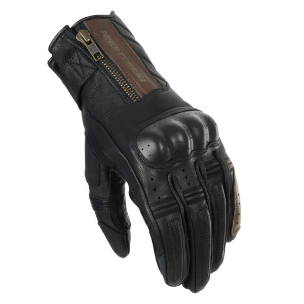 Rękawice skórzane REBELHORN HUNTER VINTAGE BROWN - obrazek 2