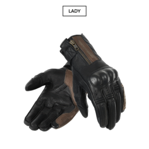 Rękawice skórzane REBELHORN HUNTER LADY VINTAGE BROWN