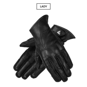 Rękawice skórzane REBELHORN RUNNER LADY BLACK
