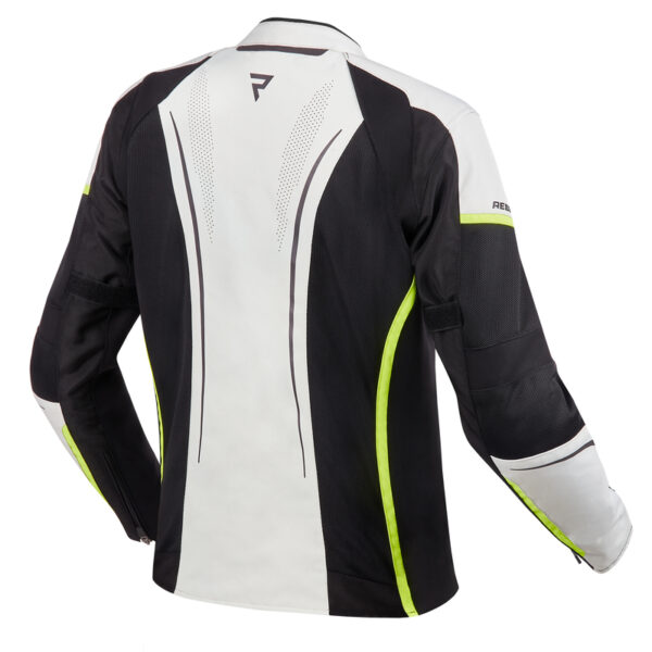Kurtka tekstylna REBELHORN FLUX LADY BLACK/ICE/FLO YELLOW - obrazek 3