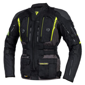 Kurtka tekstylna REBELHORN PATROL BLACK/FLO YELLOW