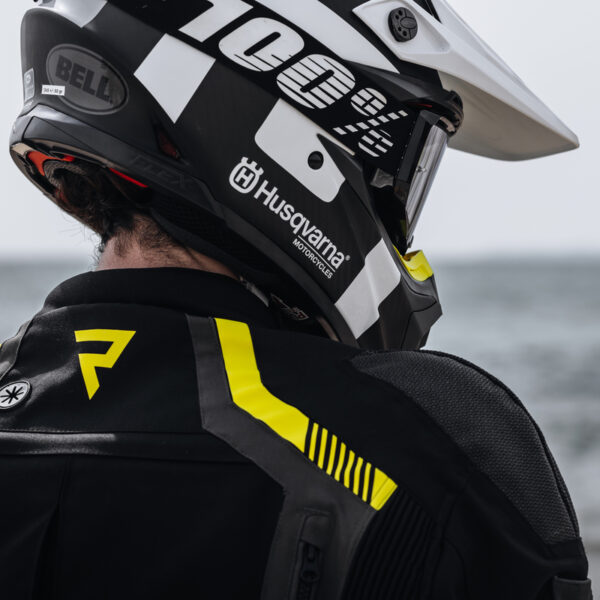 Kurtka tekstylna REBELHORN PATROL BLACK/FLO YELLOW - obrazek 9