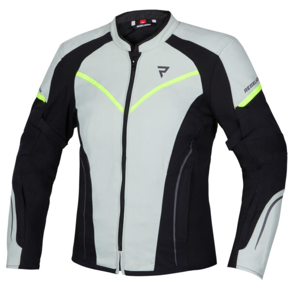 Kurtka tekstylna REBELHORN LUNA LADY BLACK/ICE/FLO YELLOW