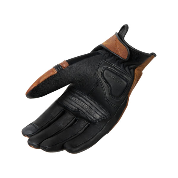 Rękawice skórzane REBELHORN THUG II LADY VINTAGE BROWN - obrazek 3