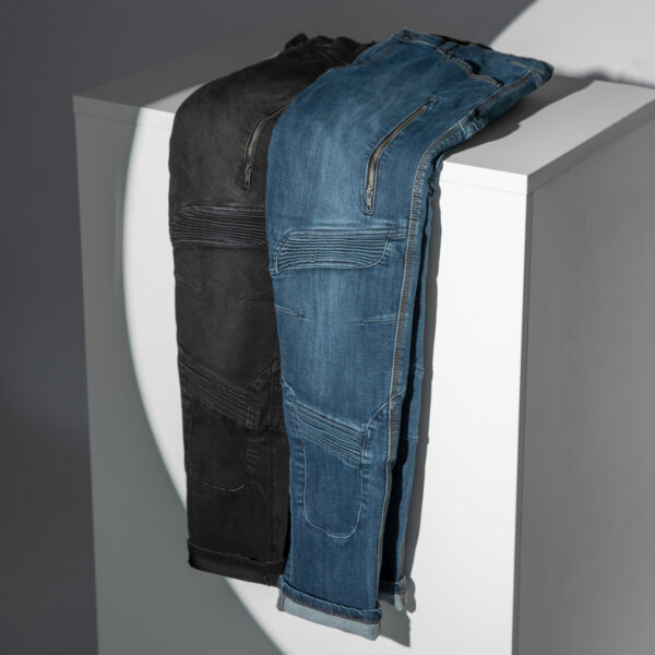 Spodnie jeans REBELHORN VANDAL TWILL BLACK - obrazek 3