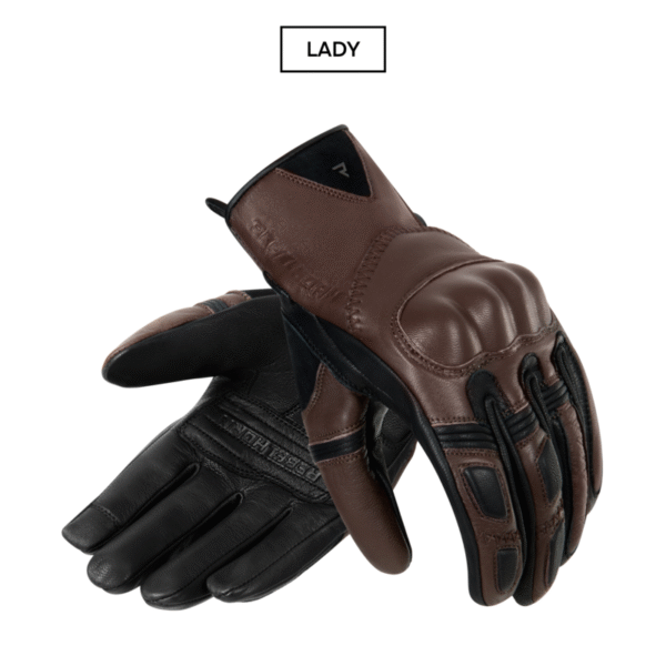 Rękawice skórzane REBELHORN THUG II LADY BROWN