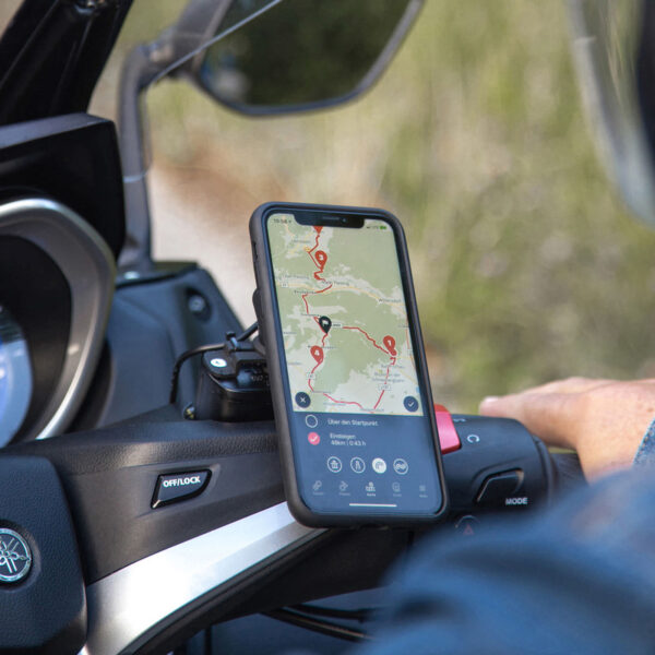Uchwyt motocyklowy na telefon na zbiornik płynu hamulcowego sp connect spc+ black - obrazek 5