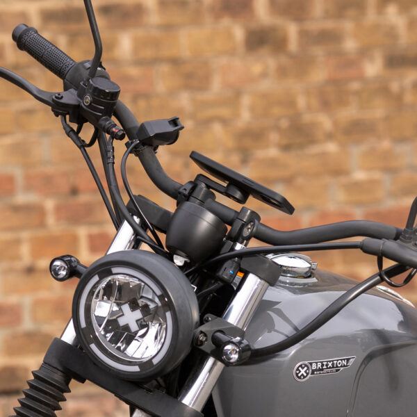 Uchwyt motocyklowy na telefon na kierownicę sp connect spc+ moto mount lt black - obrazek 2