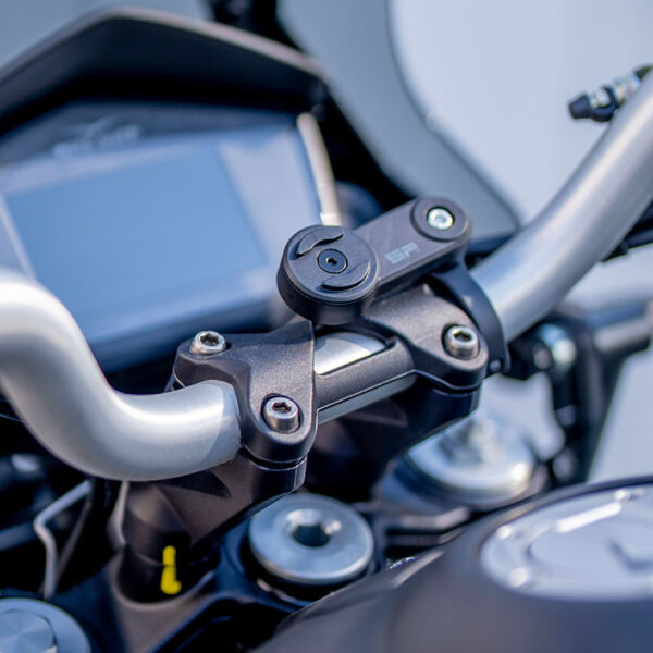 Uchwyt motocyklowy na telefon na kierownicę sp connect spc+ moto mount lt black - obrazek 4