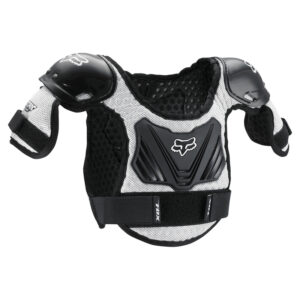 Ochraniacz klatki piersiowej FOX JUNIOR PEEWEE TITAN ROOST DEFLECTOR BLACK/SILVER