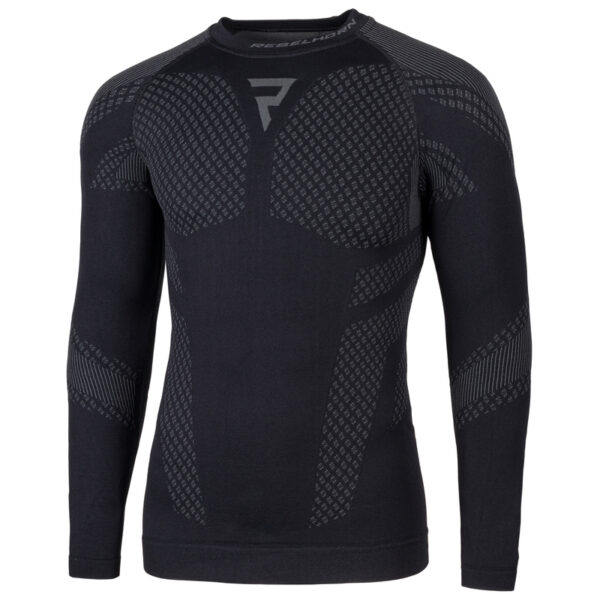 Koszulka termoaktywna z długim rękawem REBELHORN ACTIVE II BLACK/GREY