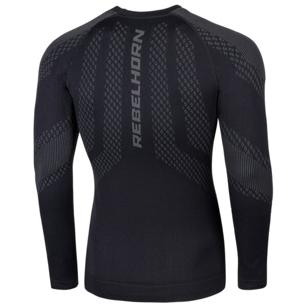 Koszulka termoaktywna z długim rękawem REBELHORN ACTIVE II BLACK/GREY - obrazek 2