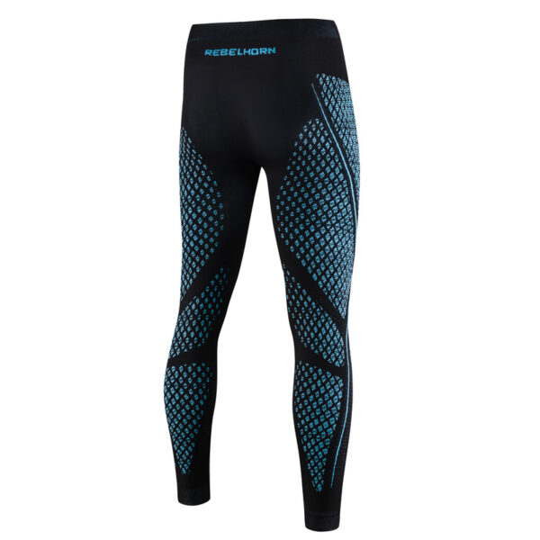 Spodnie termoaktywne REBELHORN THERM II BLACK/BLUE - obrazek 2