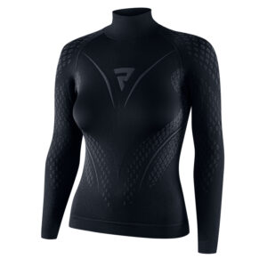 Koszulka termoaktywna z długim rękawem REBELHORN THERM II LADY BLACK/GREY