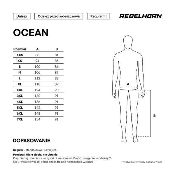 Spodnie przeciwdeszczowe REBELHORN OCEAN BLACK - obrazek 8