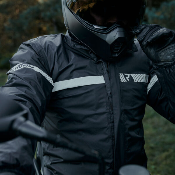 Kurtka przeciwdeszczowa REBELHORN HORIZON BLACK - obrazek 5
