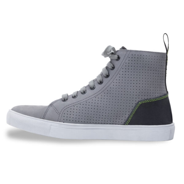 Buty skórzane REBELHORN TRAMP II GREY/FLUO YELLOW - obrazek 2