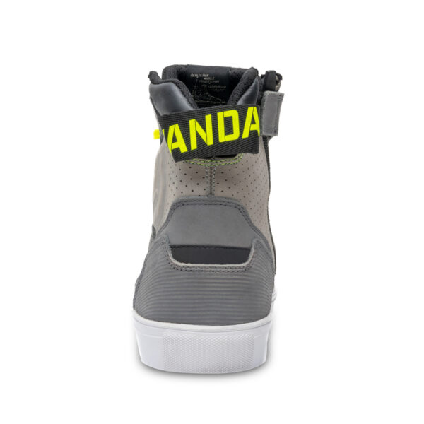 Buty skórzane REBELHORN VANDAL MYSTERIOUS GREY/FLUO YELLOW - obrazek 10