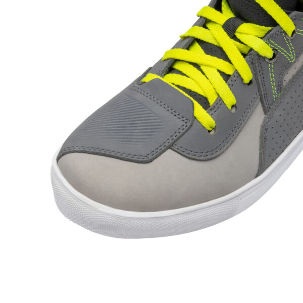 Buty skórzane REBELHORN VANDAL MYSTERIOUS GREY/FLUO YELLOW - obrazek 13