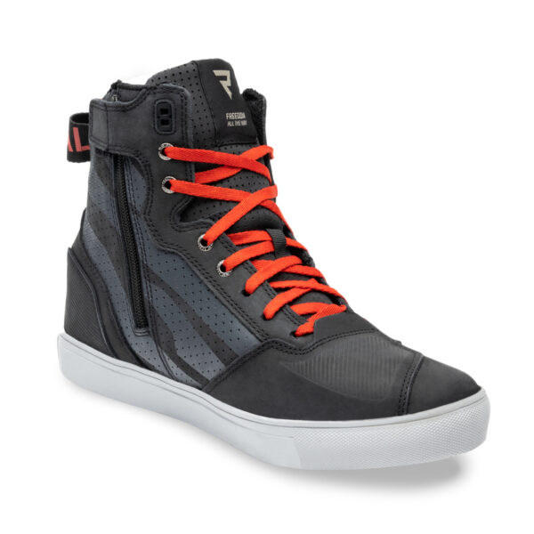 Buty skórzane REBELHORN VANDAL PRINTED BLACK/RED - obrazek 7