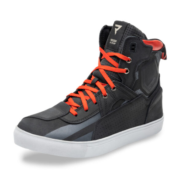 Buty skórzane REBELHORN VANDAL PRINTED BLACK/RED - obrazek 4