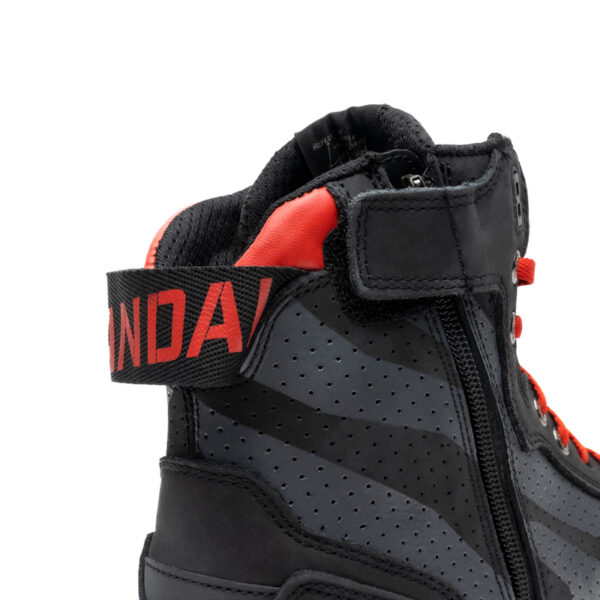 Buty skórzane REBELHORN VANDAL PRINTED BLACK/RED - obrazek 3