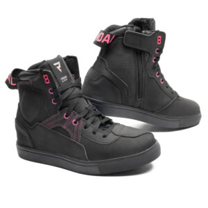 Buty skórzane REBELHORN VANDAL BLACK/PINK