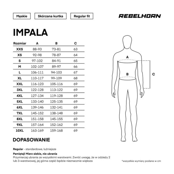Kurtka skórzana REBELHORN IMPALA BLACK - obrazek 9
