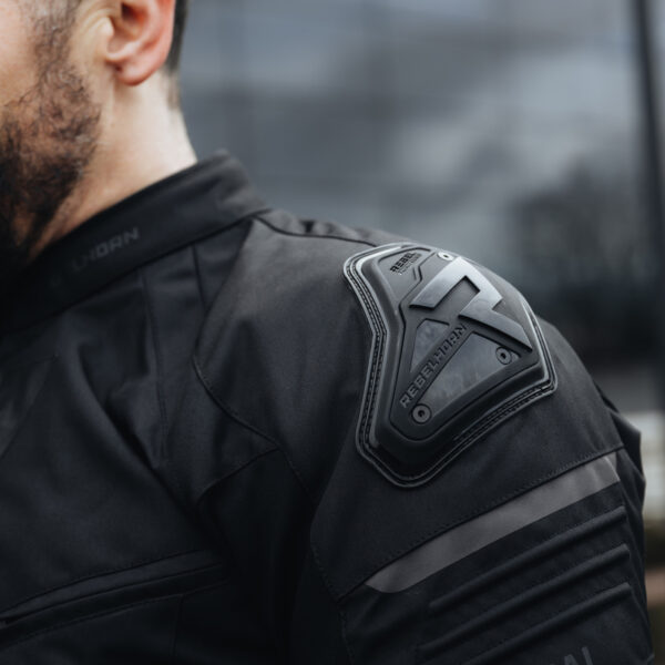 Kurtka tekstylna REBELHORN VANDAL BLACK - obrazek 5