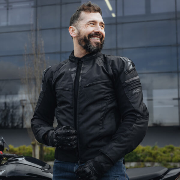 Kurtka tekstylna REBELHORN VANDAL BLACK - obrazek 7