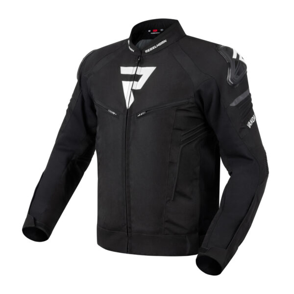 Kurtka tekstylna REBELHORN VANDAL BLACK/WHITE