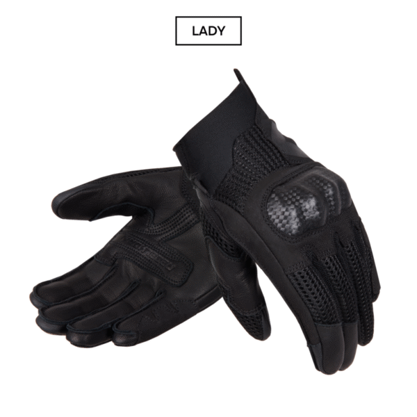 Rękawice skórzane REBELHORN GAP III LADY BLACK