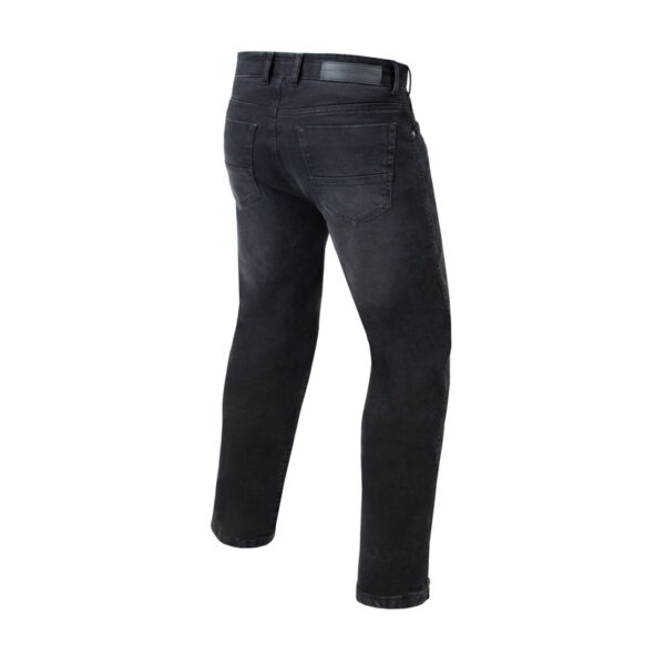 Spodnie jeans REBELHORN HAWK III REGULAR FIT WASHED BLACK - obrazek 2