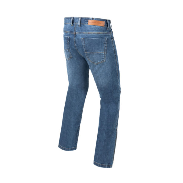 Spodnie jeans REBELHORN HAWK III REGULAR FIT WASHED BLUE - obrazek 2
