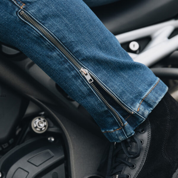 Spodnie jeans REBELHORN HAWK III REGULAR FIT WASHED BLUE - obrazek 6