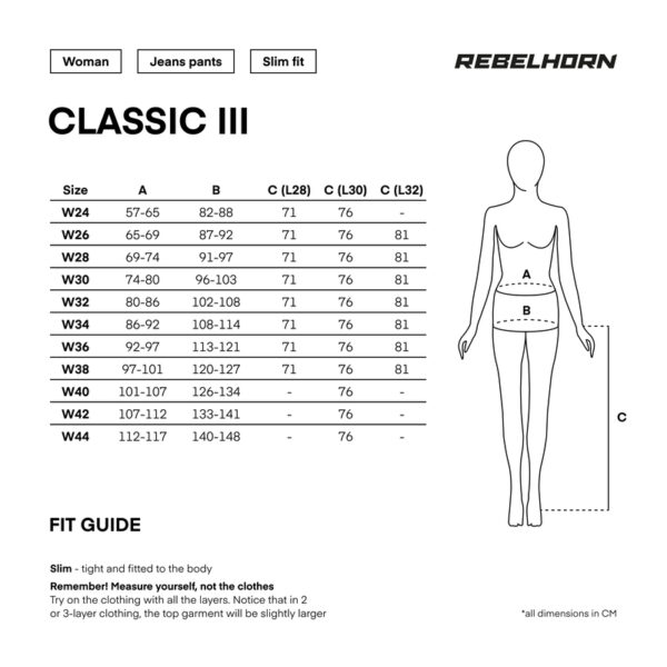 Spodnie jeans REBELHORN CLASSIC III LADY SLIM FIT WASHED GREY - obrazek 6