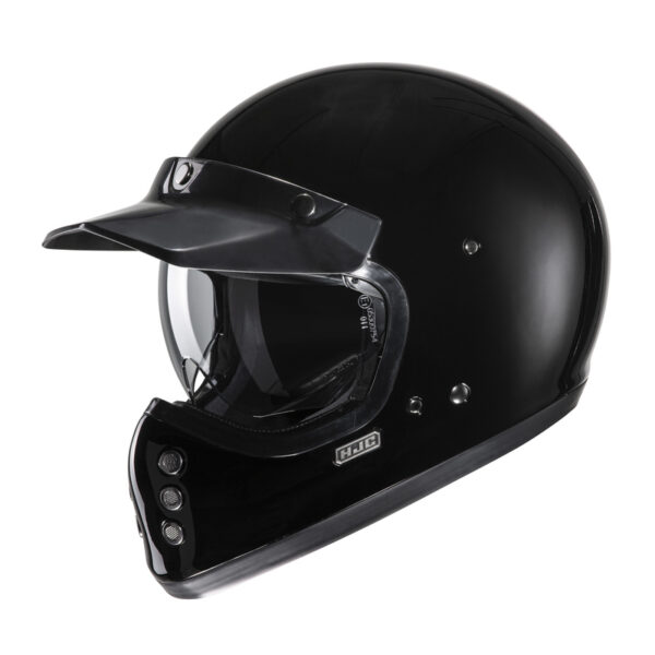 Kask HJC V60 BLACK - obrazek 2