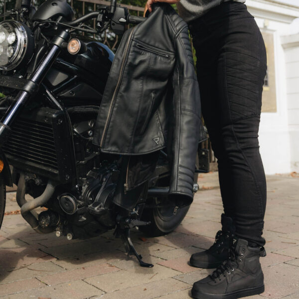 Spodnie jeans REBELHORN ASH LADY BLACK - obrazek 4