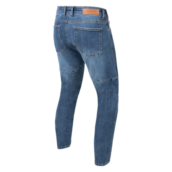 Spodnie jeans REBELHORN RAGE II TAPERED FIT WASHED BLUE - obrazek 3