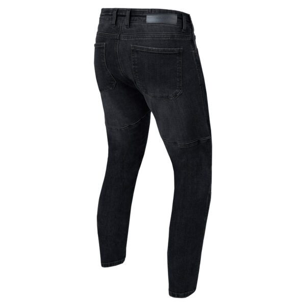 Spodnie jeans REBELHORN RAGE II TAPERED FIT WASHED BLACK - obrazek 4