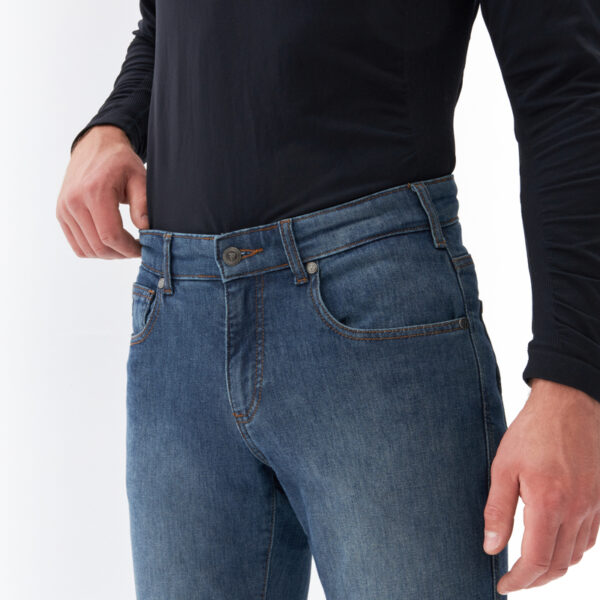 Spodnie jeans REBELHORN NOMAD TAPERED FIT WASHED BLUE - obrazek 6