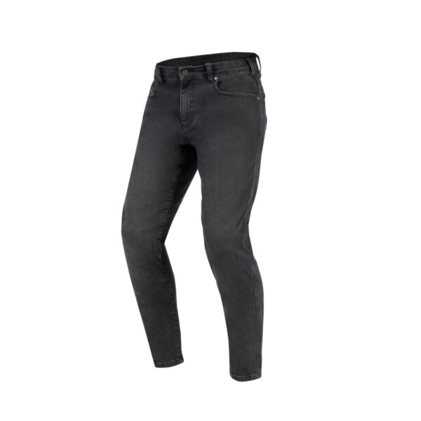 Spodnie jeans REBELHORN NOMAD TAPERED FIT WASHED BLACK