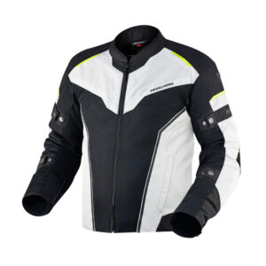 Kurtka tekstylna REBELHORN HIFLOW IV BLACK/SILVER/FLO YELLOW