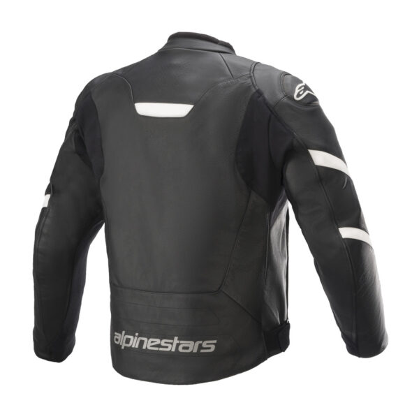 Kurtka skórzana ALPINESTARS FASTER V2 BLACK/WHITE - obrazek 2