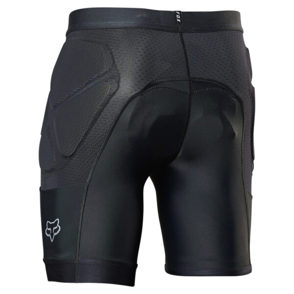 Spodenki z ochraniaczami FOX BASEFRAME BLACK - obrazek 2