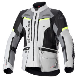 Kurtka tekstylna ALPINESTARS BOGOTA PRO DRYSTAR ICE GREY/DARK GREY/YELLOW FLUO