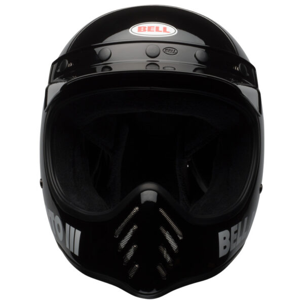 Kask BELL MOTO-3 CLASSIC BLACK - obrazek 4