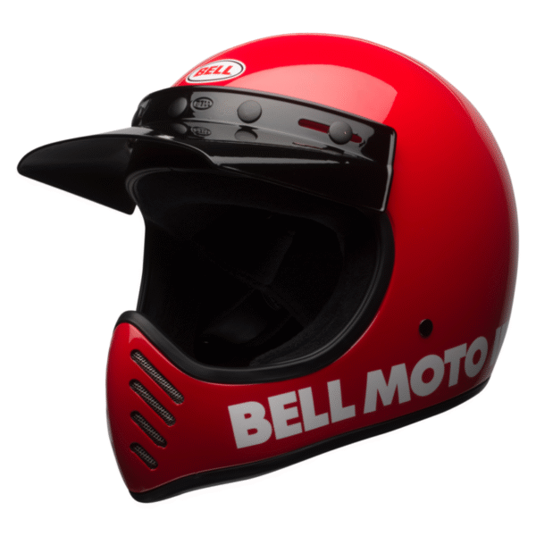 Kask BELL MOTO-3 CLASSIC RED - obrazek 3