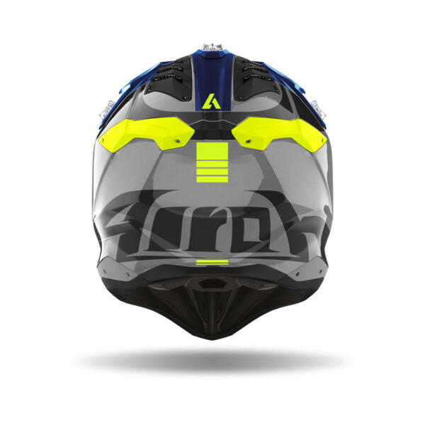 Kask AIROH AVIATOR 3 PUSH BLUE GLOSS - obrazek 3