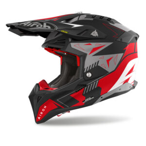Kask AIROH AVIATOR 3 SPIN RED MATT